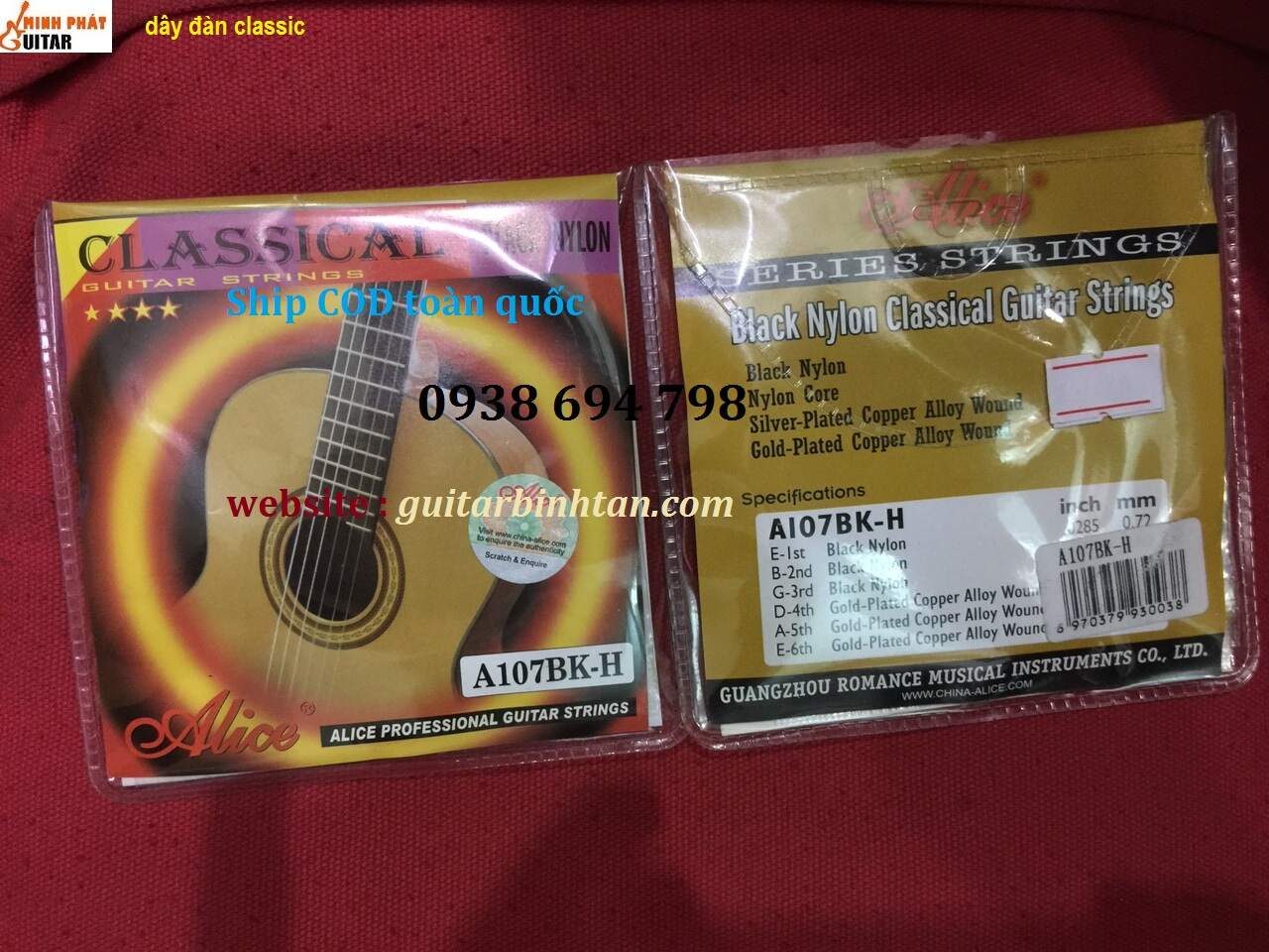 Dây đàn classic guitar Alice A107 dây nylon đen giá rẻ (3).jpg